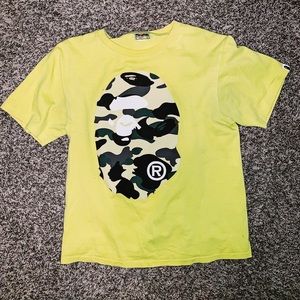 Yellow BAPE Tee